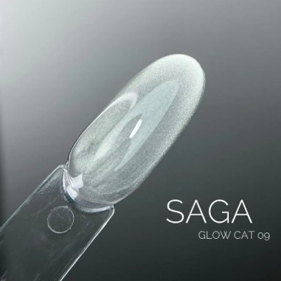 Гель лак Кошачий глаз 09 Saga Professional GLOW CAT 9 мл 09