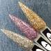 Серебристый Гель для дизайна ногтей SAGA PROFESSIONAL GLITTER FOIL №2, 8 мл