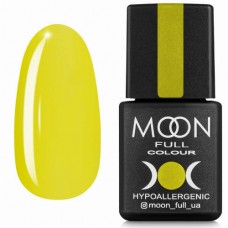 Гель лак Moon Full Breeze color №445 лимонный, ярко-желтый, 8 мл