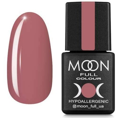 Гель-лак MOON FULL color Gel polish №196 (пюсовый, эмаль), 8 мл - Кофейные гель лаки