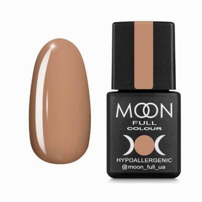 Гель-лак MOON FULL color Gel polish №618 (капучино, эмаль), 8 мл - Кофейные гель лаки