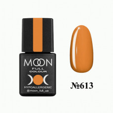 Гель-лак MOON FULL color Gel polish №613 (абрикосовый темный, эмаль), 8 мл