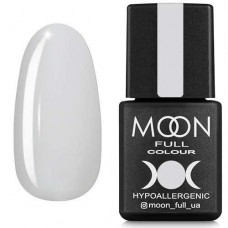 Гель-лак Moon Full color gel polish №201 белый полупрозрачный 8 мл