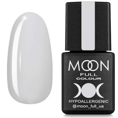 Гель-лак Moon Full color gel polish №201 белый полупрозрачный 8 мл