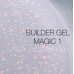 SAGA Builder Gel Magic №01 молочный с разноцветной талью, 15 мл
