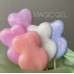 SAGA Builder Gel Magic №01 молочный с разноцветной талью, 15 мл