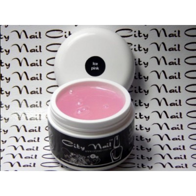 Строительный гель для наращивания ногтей Ice pink (прозрачный) ТМ CityNail 15мл