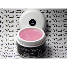 Строительный гель для наращивания ногтей Ice pink (прозрачный) ТМ CityNail
