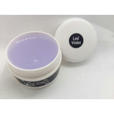 Строительный гель для наращивания ногтей Led violet (прозразный) ТМ CityNail