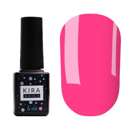 Гель-лак Kira Nails №100 (приглушенная розовая фуксия, эмаль), 6 мл