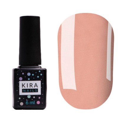 Гель-лак Kira Nails №045 (темно-карамельный с мелким шиммером), 6 мл