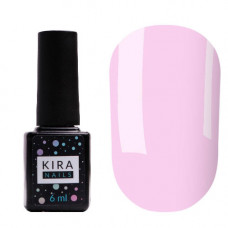 Гель-лак Kira Nails №001 (розовый для френча, полупрозрачный, эмаль), 6 мл