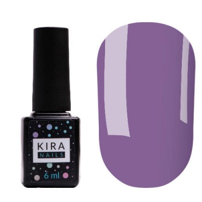 Гель-лак Kira Nails №159 (приглушенный серо-синий, эмаль), 6 мл