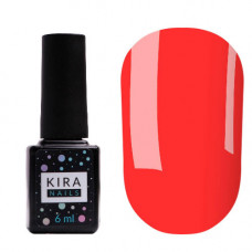 Гель-лак Kira Nails №172 (коралловый, неоновый), 6 мл