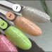Гель лак ANDIPROF Gel soda 01 белый гель лак с хлопями. 5 мл