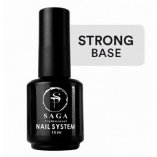 База для ногтей SAGA Professional Rubber Base Strong, 15 мл