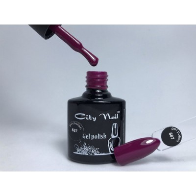Гель-лак CityNail 687 сливовый 10