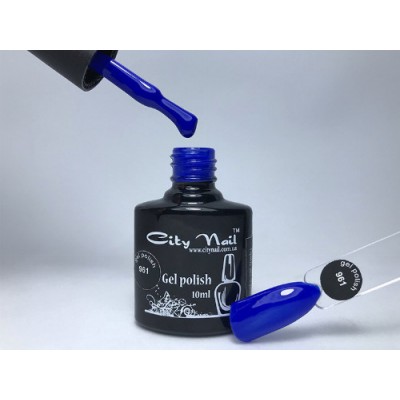 Гель лак синий  City Nail  № 961,  6 мл