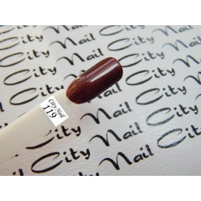 Шоколадный Гель-лак City Nail №119 6мл