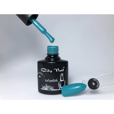 Гель-лак голубой CityNail 46 10