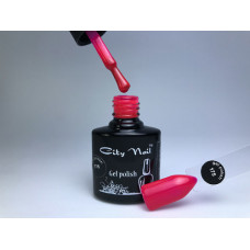 Гель-лак ярко малинового цвета CityNail №175 6 мл