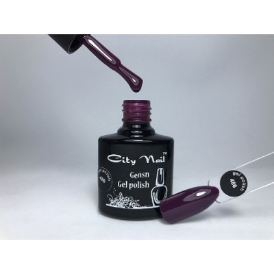 Гель-лак сливовый, темно-фиолетовый CityNail 486 10