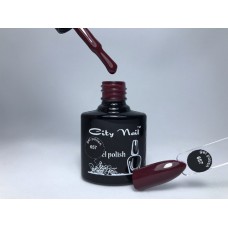 Гель-лак CityNail 657 темно красный (вишневый)
