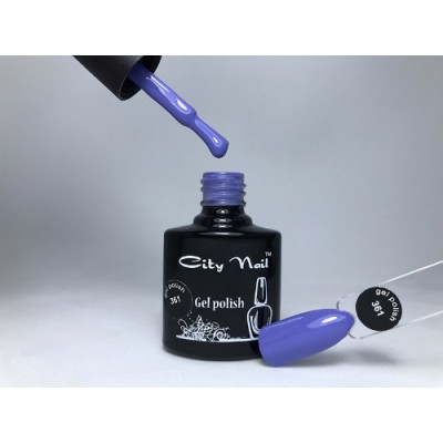Гель-лак лавандовый CityNail 361 - Сине Фиолетовый цвет гель-лака - Синие гель лаки - Гель Лаки Премиум Класса