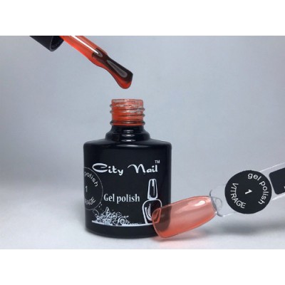 Гель-лак витражный CityNail 1 розовый