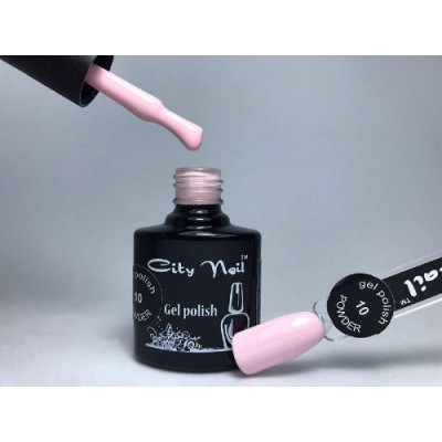 Светло розовый пудровый гель лак CityNail Розовый цвет гель-лака Бледно-розовый гель лак Пастельные гель-лаки