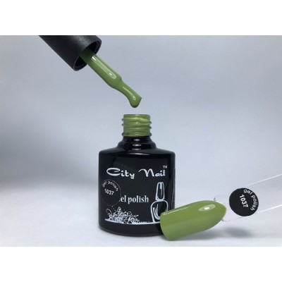 Гель-лак CityNail 1037 темно-зеленый Гель-лак оливковый хаки - Гель-лак Зеленый - Гель-лаки City Nail