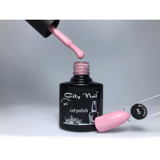 Розовый гель лак CityNail 443 - Гель лак нежно розовый - Ногти гель лак розового цвета - Стойкий гель лак