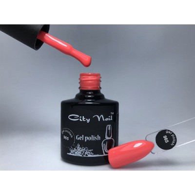 Гель-лак CityNail 965 коралловый (красный, алый) - Гель-лак Коралловый Гель лак премиум класс City Nail 10