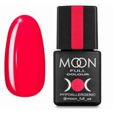 Гель-лак MOON FULL color Gel polish №126 (яркий, огненно-розовый), 8 мл