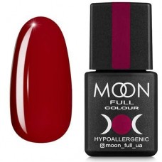 Гель-лак MOON FULL color Gel polish №143 (вишневый, эмаль), 8 мл