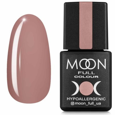 Гель-лак MOON FULL AIR NUDE №007 (бежевый темный, эмаль), 8 мл - полупрозрачные Нюдовые гель лаки