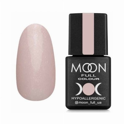 Moon Full Opal color №504 нежно-розовый полупрозрачный с мелким золотистым шиммером, 8 мл.