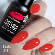 Гель-лак PNB №311 ярко красный 8 мл