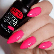 Гель-лак PNB № 256 Pink Boom (розовый Барби, неоновый), 8 мл