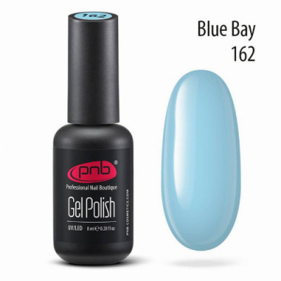 Гель-лак PNB № 162 Blue Bay, 8 мл