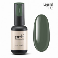 Гель-лак PNB Legend №177 темно-оливковый хаки 8 мл