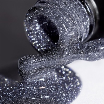 Гель лак PNB Shock Effect, Crystal gray 02