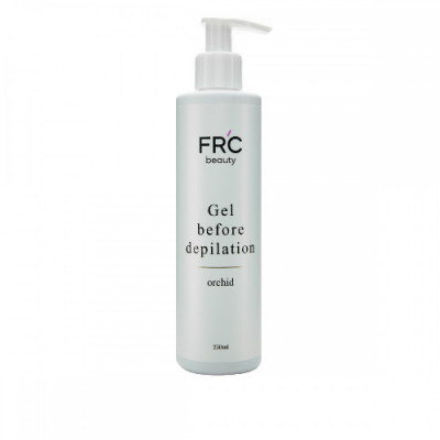 ГЕЛЬ ДО ДЕПИЛЯЦИИ FRC BEAUTY GEL BEFORE DEPILATION ALOE VERA АЛОЕ ВЕРА, 250 МЛ Орхидея, До депиляции