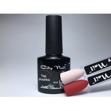Матовый топ Плюшка Top Plushka City Nail