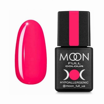 Неоновый Гель-лак Moon Full Neon №709 розовый насыщенный, 8 мл. - Гель Лаки Премиум Класса