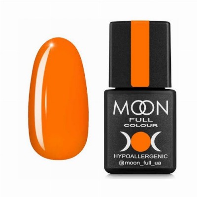 Гель-лак Moon Full Neon №704 оранжевый, 8 мл.