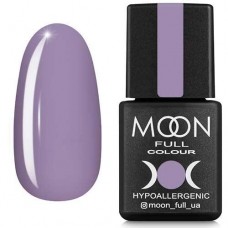 Гель-лак MOON FULL color Gel polish №158 (бледно-лиловый, эмаль), 8 мл