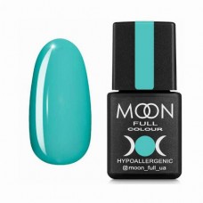 Гель-лак MOON FULL color Gel polish №629 (бело-голубой, эмаль), 8 мл