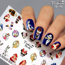 Слайдер-дизайн Fashion nails - наклейка на ногти - Мультики Микки Маус арт.M88