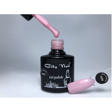 Гель лак полупрозрачный розовый - Нежно розовый гель лак City Nail 10мл арт.Гл1054-10